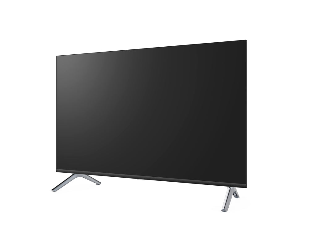 Right perspective view of a Pioneer 50" QLED 4K UHD Roku TV