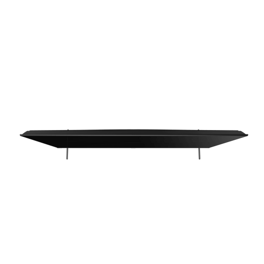Top view of Pioneer 65" OLED Roku TV