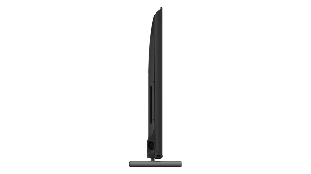 Left-side view of Pioneer 65" OLED Roku TV