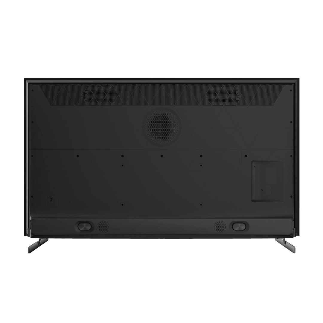Rear view of Pioneer 65" OLED Roku TV