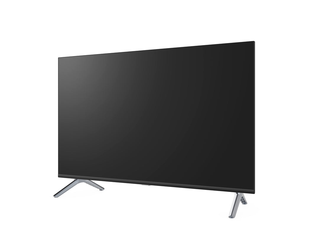Right perspective view of a Pioneer 50" QLED 4K UHD Roku TV