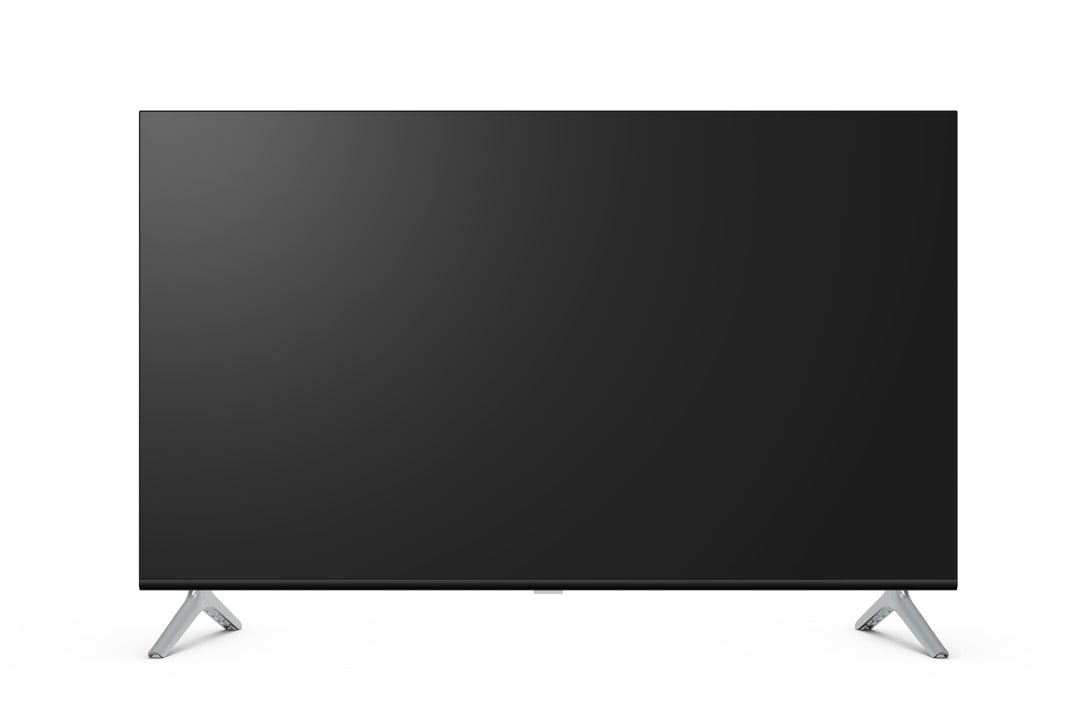 Front view of Pioneer 50" QLED 4K UHD Roku TV