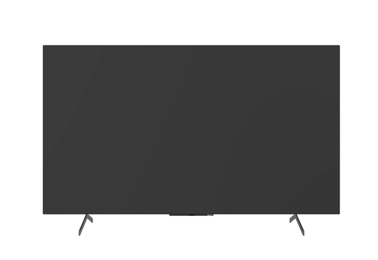Front view of Pioneer 55" Mini-LED QLED Roku TV